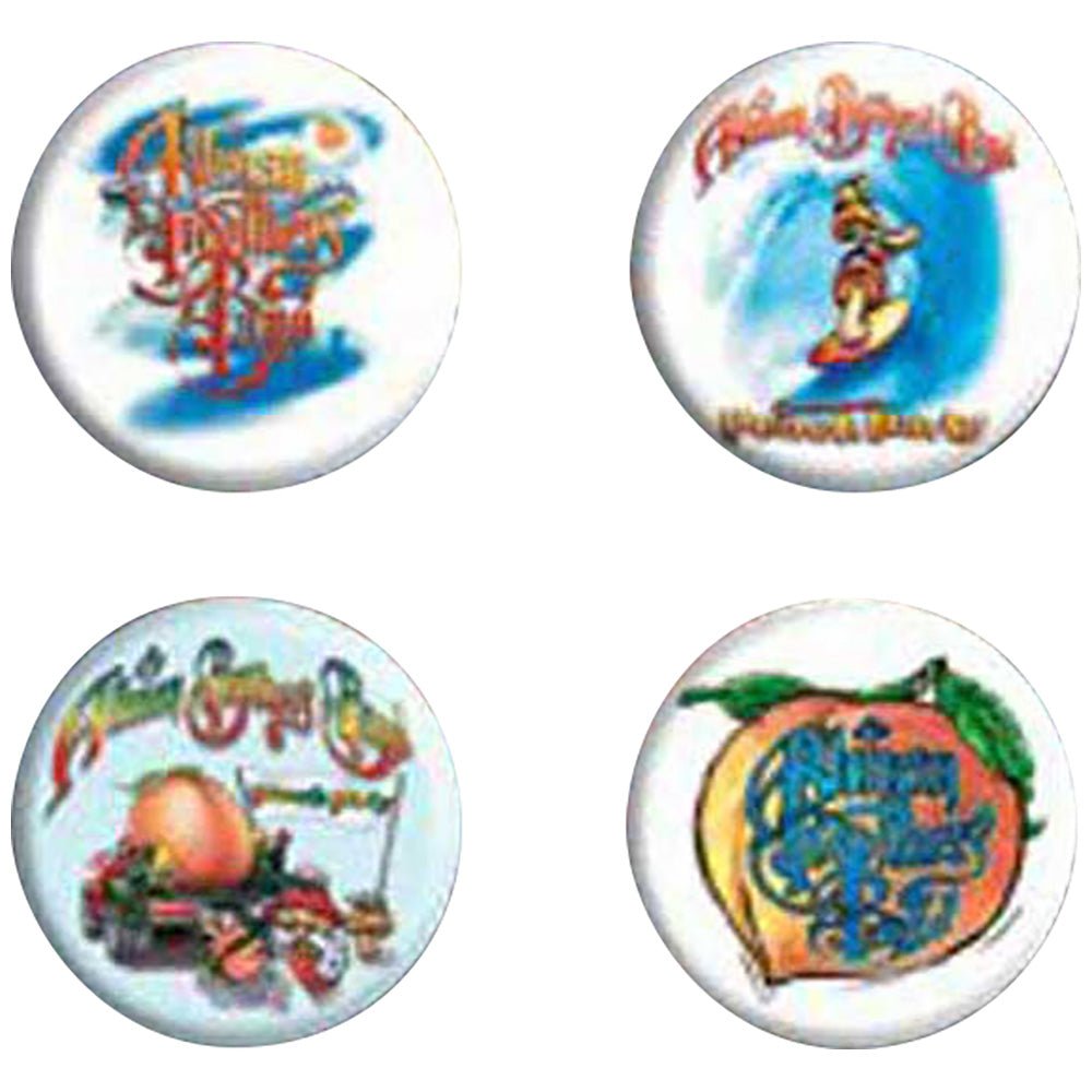 ALLMAN BROTHERS BAND オールマンブラザーズバンド - THE ALLMAN BROTHERS 4個セット / バッジ - PGS